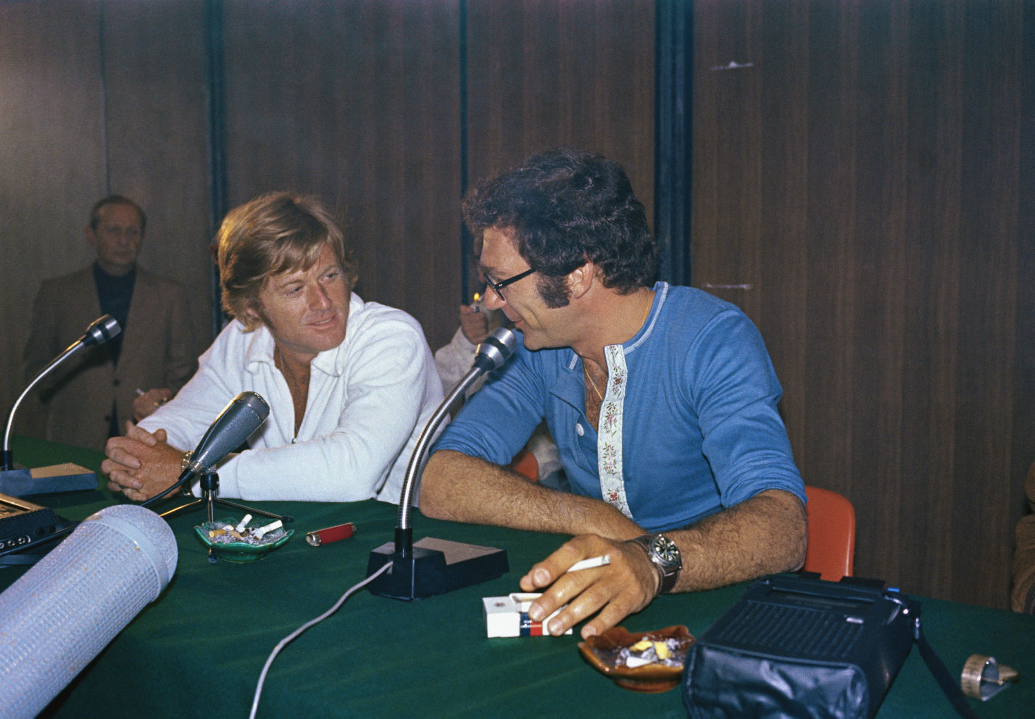 Robert Redford and Sydney Pollack